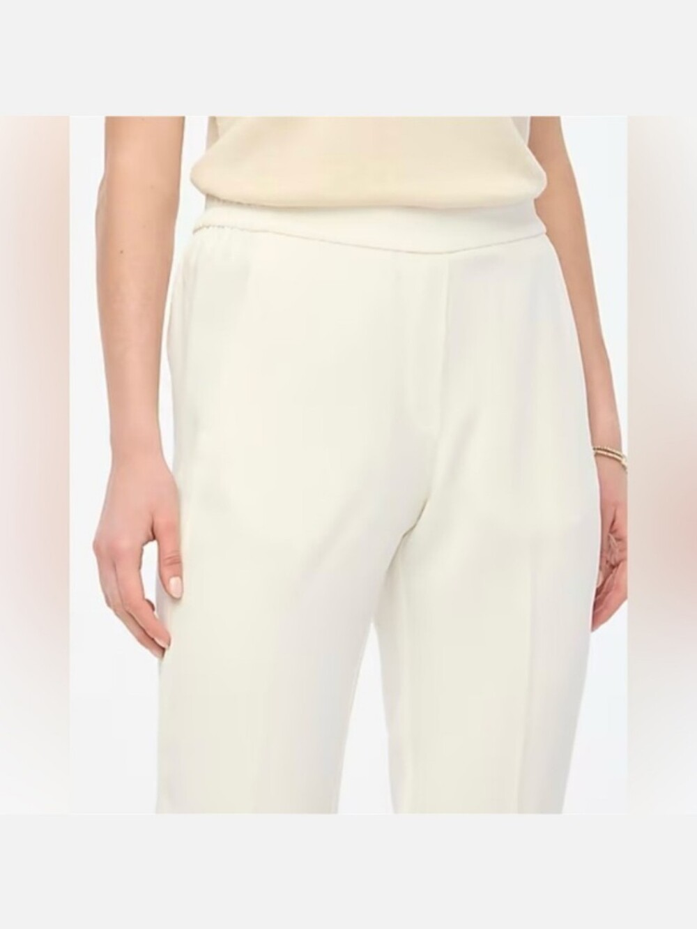 J. Crew Jamie Pants Women's 4 Stretch Waist Trouser Pockets - Picture 3 of 6
